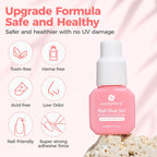 Luckyfairy Super Strong Gel Nail Glue for Press On Nails