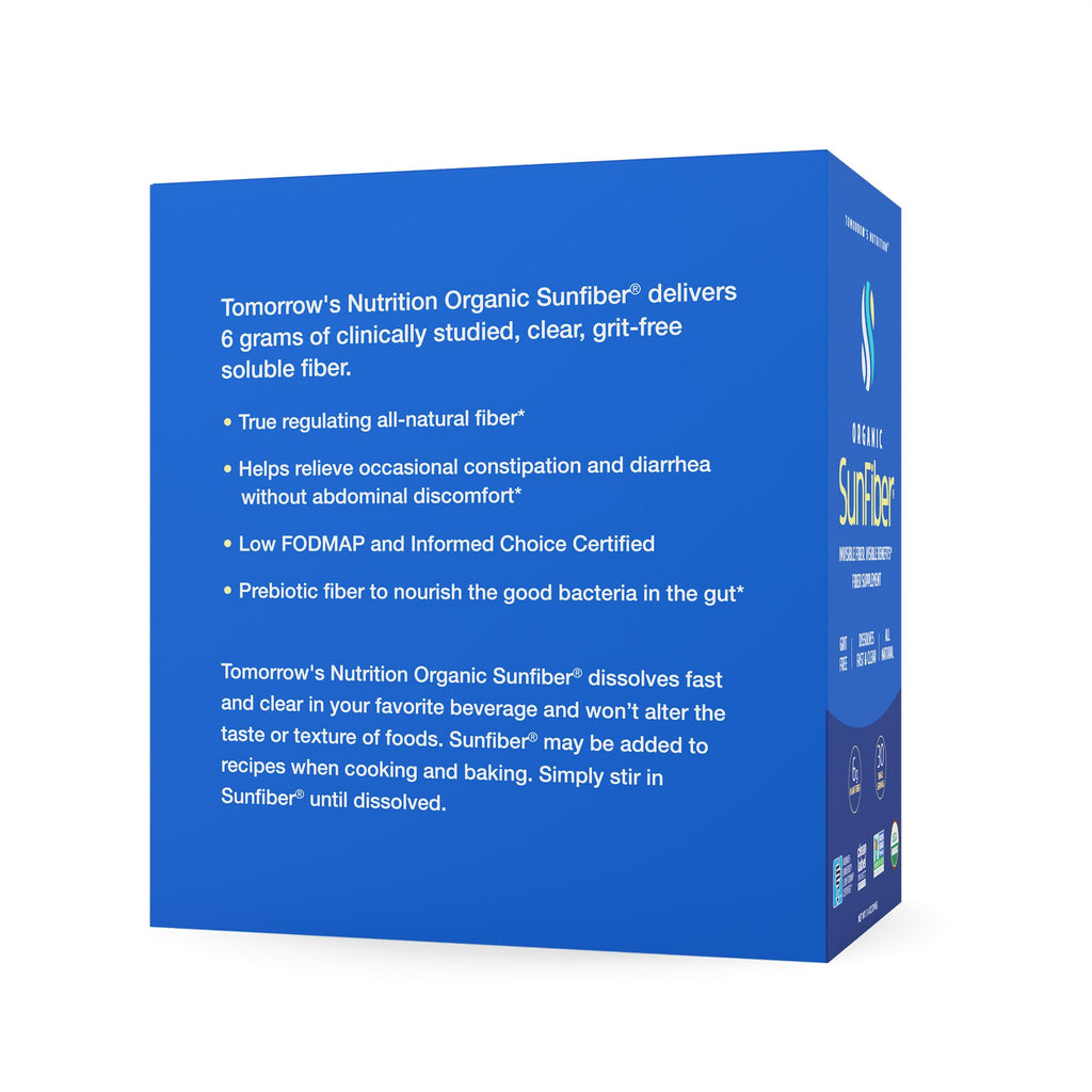 Tomorrow's Nutrition Organic Sunfiber Stick Packs, 30 Packets