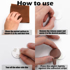 Double Sided Adhesive Pads,Round Sticky Pads Heavy Duty,Strong Mounting Tape,Pre-Cut Foam Pads, Waterproof for Walls Picture, Car, Home, Office (2 x 25mm)