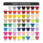 Siser EasyWeed Heat Transfer Vinyl 11.8" x 15ft Roll (White) - Compatible with Siser, Cricut, Silhouette and Other Craft/Professional Cutters - CPSIA Certified
