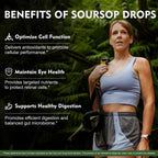 Herbs 8-in-1 Soursop Graviola Bitters Liquid Drops, 1 fl oz | Soursop Leaf Extract Drops, Sea Moss, Ashwagandha & Turmeric, Immune, Liver, Antioxidant & Sleep Support, Alcohol-Free