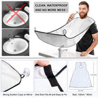 LEPONIX Shaving Kit for Men with Safety Razor Brush Bowl and Beard Bib