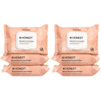 Honest Beauty Cleansing Makeup Remover Facial Wipes, Fragrance-Free, 90ct