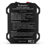 Battery Operated Ultrasonic Under Hood Rodent Repellent for Car Engines