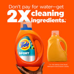 Buy now Tide Ultra Sport Liquid Laundry Detergent, 92 fl oz, 65 Loads, Laundry Detergent Liquid with Advanced Sweat plus Stain Fighters at indiglob india