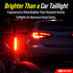 USB Rechargeable Bike Lights Set with Bell, LED Bicycle Front Rear Light