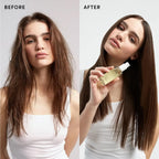 OUAI Hair Oil Travel Size - Helps Reduce Frizz (0.45 Fl Oz) | Add Shine and Smooth Split Ends - Color Safe Formula - Paraben, Phthalate and Sulfate Free