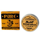 Honest Amish Beard Balm Leave-in Conditioner - Made with only Natural and Organic Ingredients - 2 Ounce Tin | Shea Butter, Coconut Oil & Argan Oil Blend Softens and Conditions for Smoother Daily Beard Styling