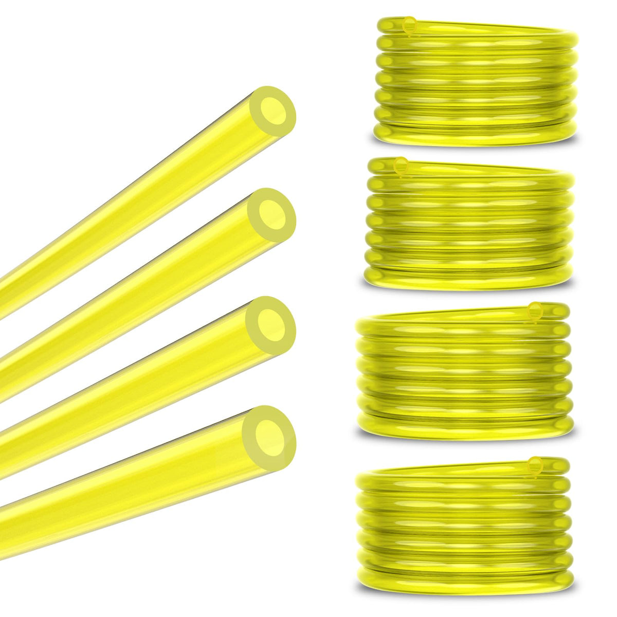 Hipa Gas Fuel Line Hose Tubing for Small Engine Weedeater 4 Size 4 ft. Each