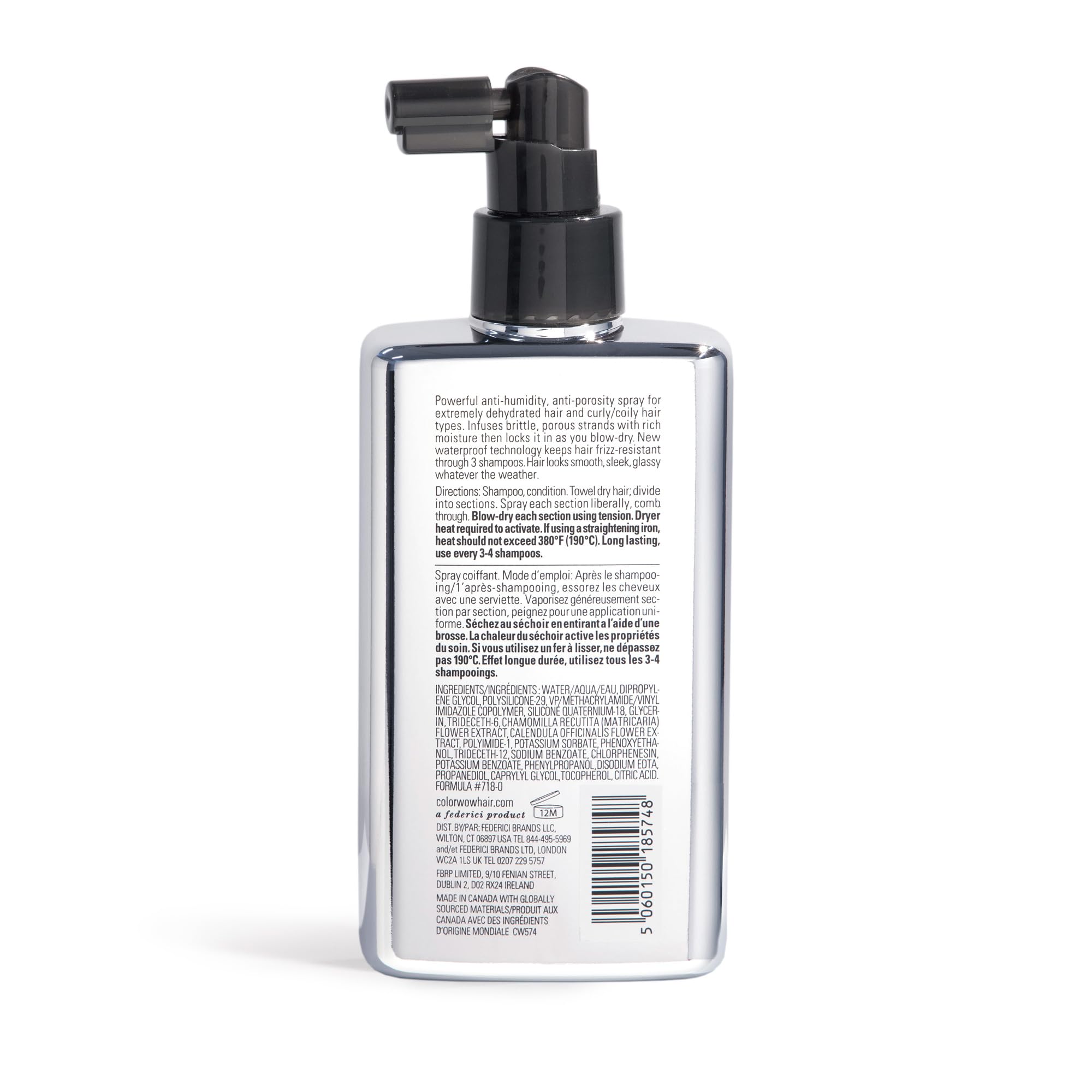 COLOR WOW Extra Strength Dream Coat – Anti-Humidity Frizz Control Spray | Powerful ultra-moisturizing, anti-frizz treatment for glassy-smooth frizz-resistant hair. Heat activated, lasts 3-4 shampoos