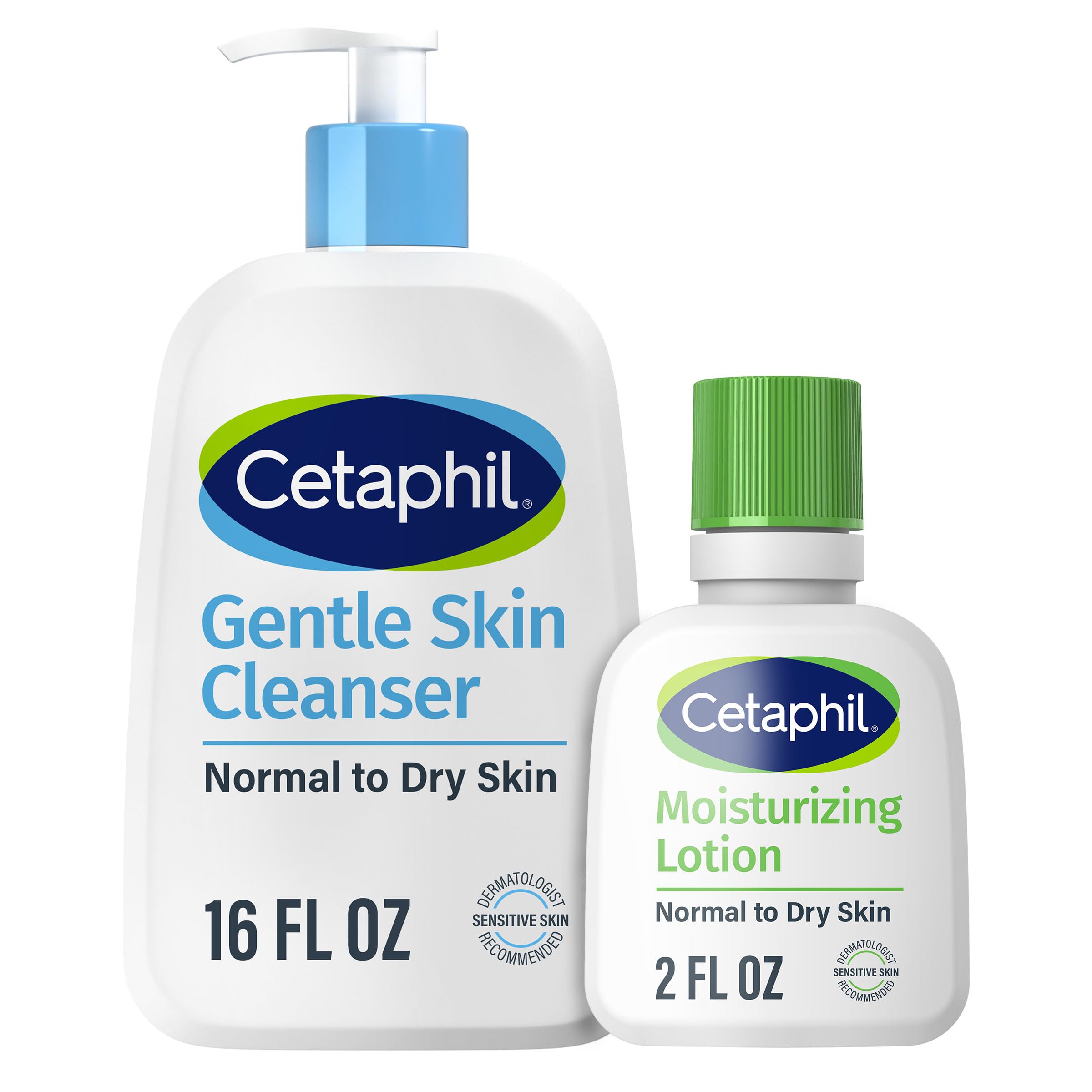 Buy now Cetaphil Face Wash, Hydrating Gentle Skin Cleanser for Dry to Normal Sensitive Skin, 16 oz + Travel Size Moisturizing Lotion 2 oz at indiglob india