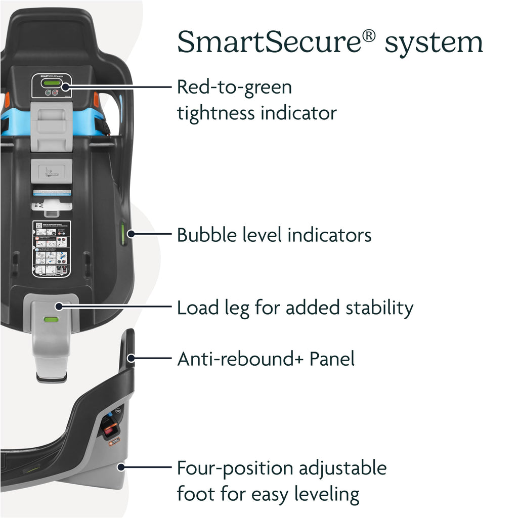 Buy now UPPAbaby Extra Mesa Max Car Seat Base/Compatible with Mesa Max Infant Car Seats/SmartSecure Installation with Load Leg at indiglob india