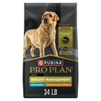 Purina Pro Plan Weight Management Large Breed Dog Food, Chicken, 34 lb Bag