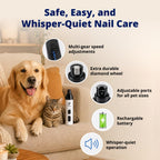 Silent Groom Pro Pet Nail Grinder | Whisper Quiet Dog Nail Grinder