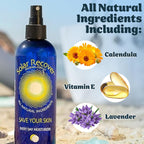 Buy now Solar Recover After Sun Moisturizing Spray (12 Ounce) - Hydrating Facial and Body Mist - 2460 Sprays of Sunburn Relief With Vitamin E and Calendula - Lotion Delivered in Water - Made in the USA at indiglob india