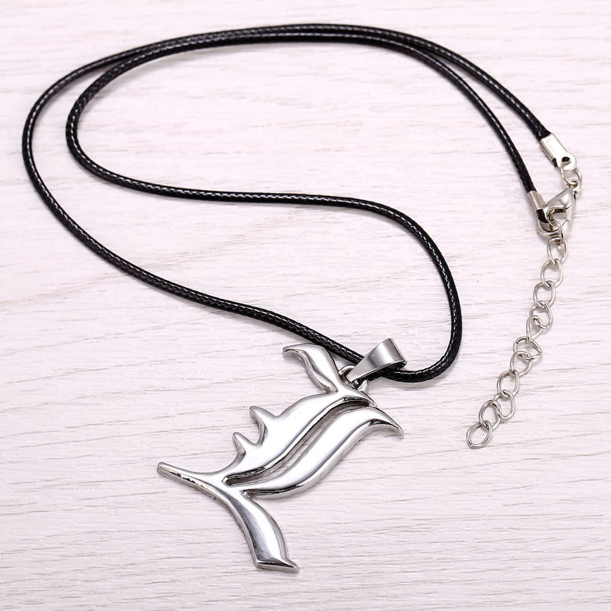 4 PCS Set Notebook Anime Cosplay Japan Anime Theme Writing Journal, Feather Pen, L Necklace & Book Chain Anime Accessories