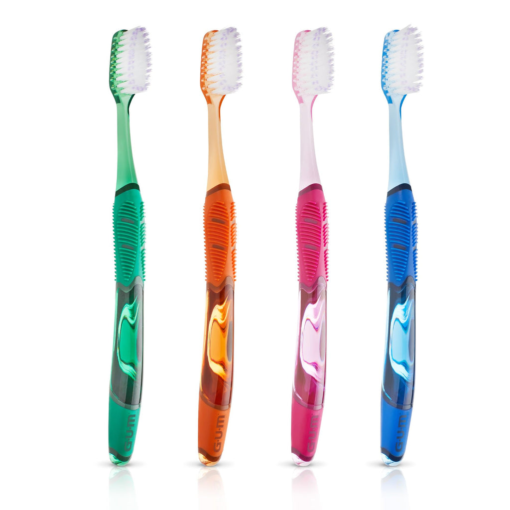 GUM Deep Clean Technique Soft Toothbrush, Full Head, 2 Count