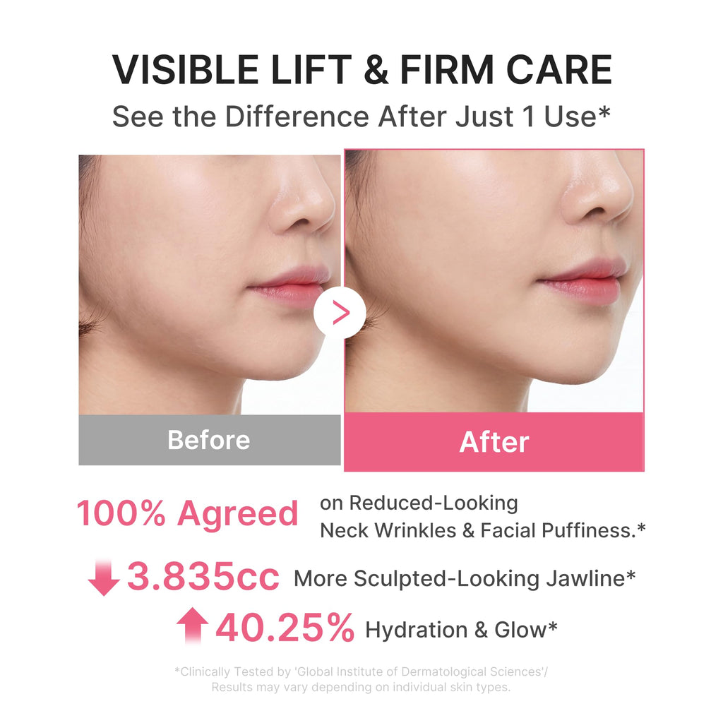 medicube PDRN Collagen Gua Sha Neck Wrinkle Cream - Firming, Contour Care | Built-In Gua Sha Massager with Volufiline 5% - For the Look of Fine Lines, Jawline, Neck, Décolleté, Korean Skincare, 3.17 oz