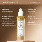 Naturium The Glow Getter Body Oil, Botanical Blend with Squalane, 3.4 oz | Hydrating & Moisturizing Body Oil, Intense Nourishment with Olive, Jojoba, Rosehip & Sea Buckthorn, Smooth & Firm Skin Finish