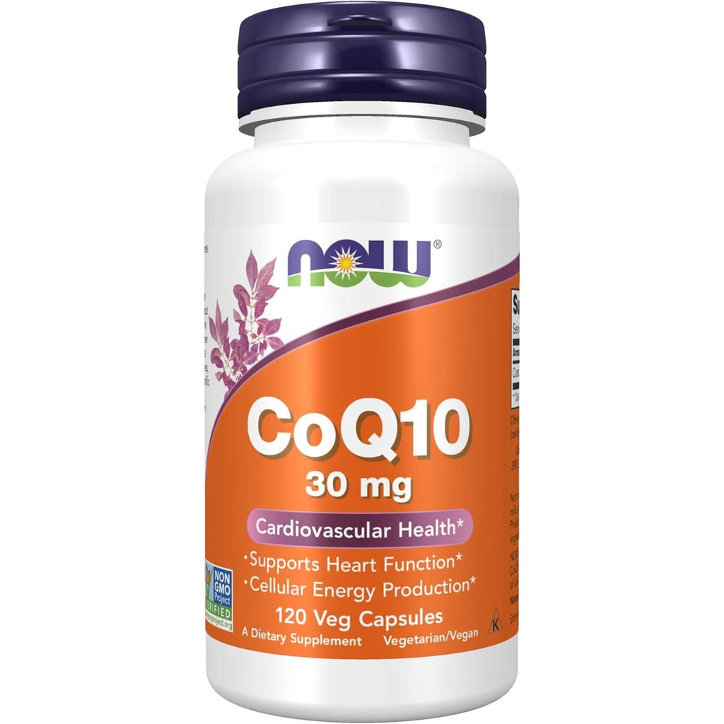 Buy now NOW Foods Supplements, CoQ10 30 mg, Pharmaceutical Grade, All-Trans Form produced by Fermentation, 120 Veg Capsules 120 Count (Pack of 1) at indiglob india