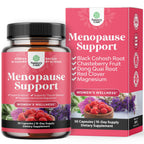 Natures Craft Complete Herbal Menopause Supplement for Women - Female Hormone Balance Capsules for Night Sweats Hot Flashes & Mood Swings with Dong Quai, Chaste Berry & Black Cohosh Root - 60 Count