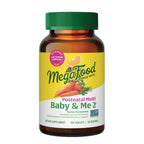 MegaFood Baby & Me 2 Postnatal Vitamins for Women with Moringa, 60 Tablets | Doctor Formulated, Supports Optimal Nutrition for Breastfeeding Mom, with Methylfolate, Choline, Vegetarian, 30 Servings