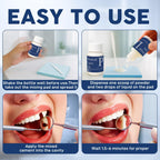 Dental Tooth Repair Kit with Zinc Oxide Eugenol Dental Cement, Temporary Filling Chips for Chipped Teeth, Loose Crowns, Cavities & Minor Tooth Repairs, Temporary Teeth Fix