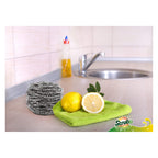 12 Pack Stainless Steel Scourers by Scrub It – Steel Wool Scrubber Pad Used for Dishes, Pots, Pans, and Ovens. Easy scouring for Tough Kitchen Cleaning.