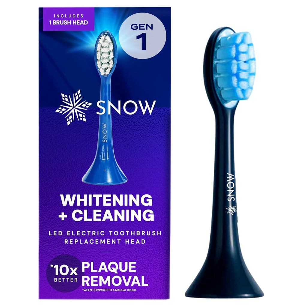 Snow Toothbrush Refill Head for LED Electric Toothbrush, Gen 1, Blue