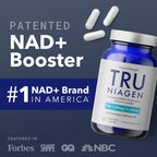 TRU NIAGEN NAD+ Supplement, Nicotinamide Riboside 1000mg, 30 Daily Servings | High-potency NAD+ support: 1000mg Niagen NR daily from two 500mg capsules, supports cellular energy and healthy aging.