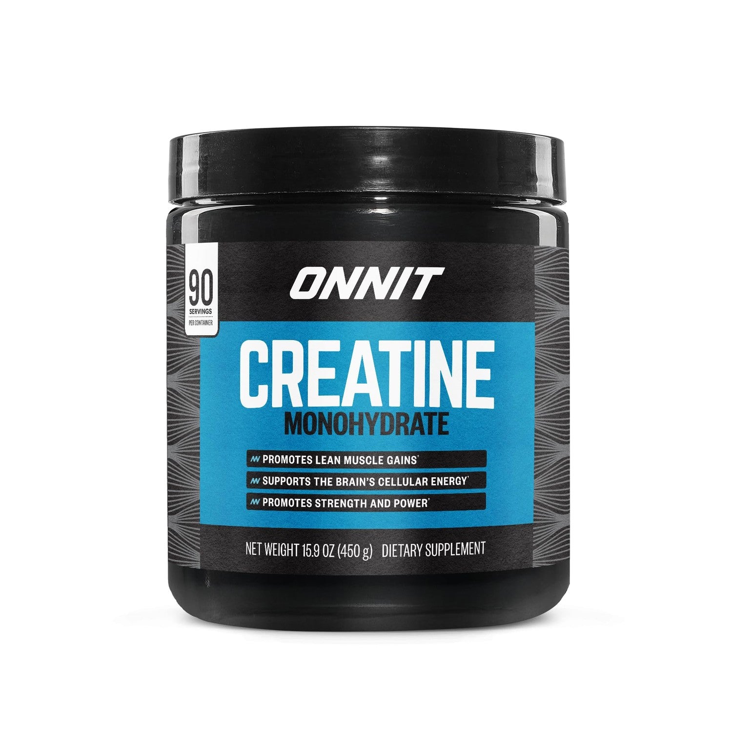 ONNIT Creatine Monohydrate Powder 5g, Unflavored, 30 Servings | IGEN Non-GMO Tested; 5g creatine per serving supports muscle strength, power, lean mass & brain cellular energy; no fillers