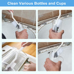 Dfacio 11Pcs Crevice Cleaning Brush Set,Multi-Purpose Cleaning Supplies