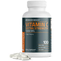 Bronson Vitamin C 1000 mg as Ascorbic Acid, 100 Vegetarian Tablets | Extra Strength Formula, Supports a Healthy Immune System, Non-GMO, Gluten-Free & Soy-Free