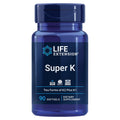 Life Extension Super K, Vitamin K Supplement, 2000 Mcg Vitamin K and 1180 Mcg Vitamin K2, Heart Health, Once-Daily, 90 Softgels | Vitamin K1, K2 MK-7 & K2 MK-4 for Heart & Arterial Health and Calcium Balance; 3-Month Supply, 1 Daily, Gluten-Free & Non-GMO