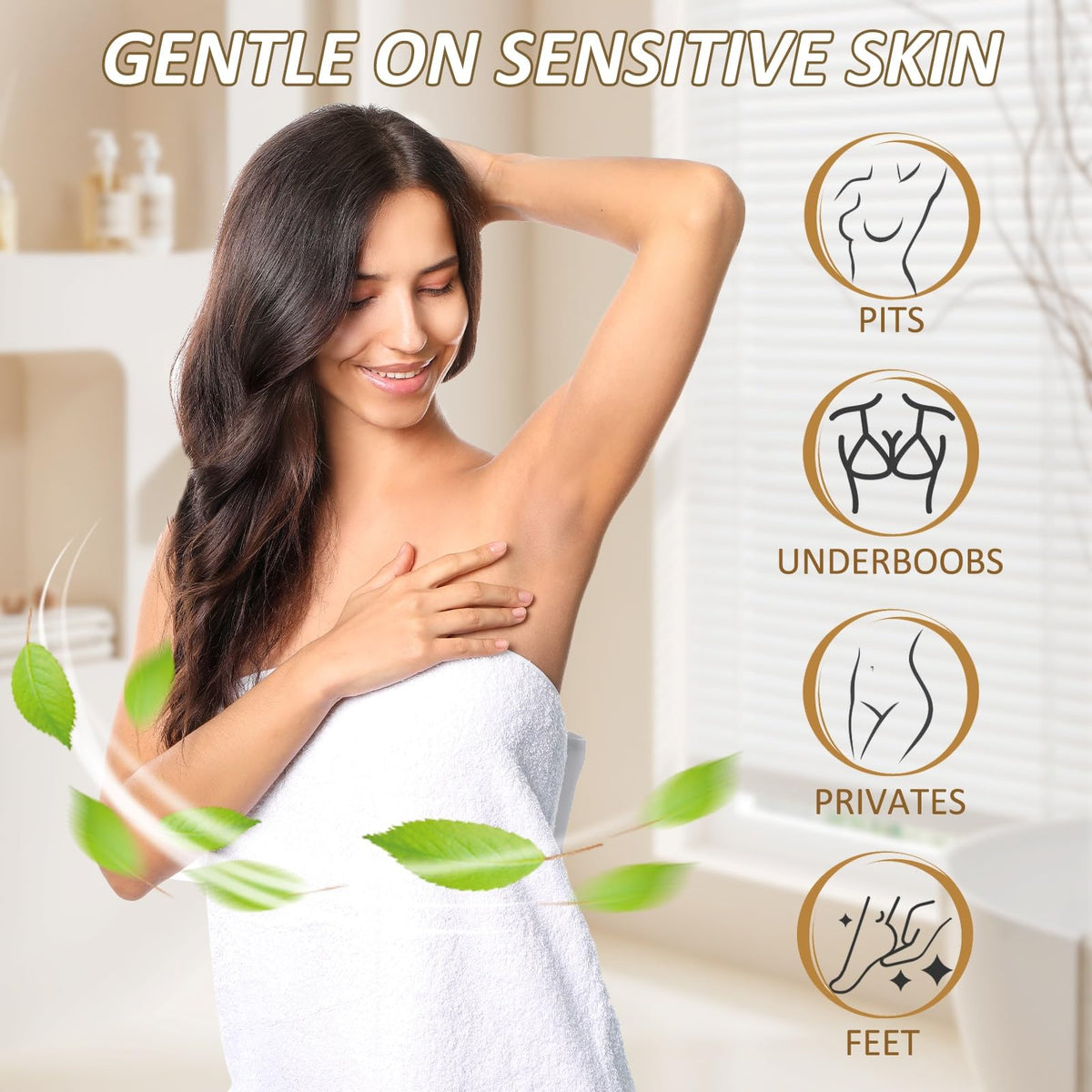 Persimmon Body Wash for Body Odor Control, Age-Related Odor Cleanser