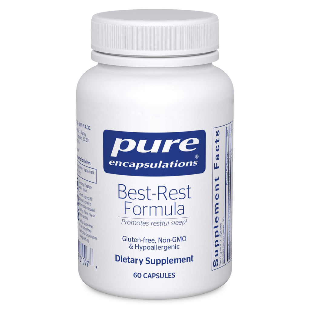 Pure Encapsulations Best-Rest Formula, 60 Capsules | Supports Restful Sleep, for Relaxation*, Restful Sleep Supplement, Non-GMO and Vegan