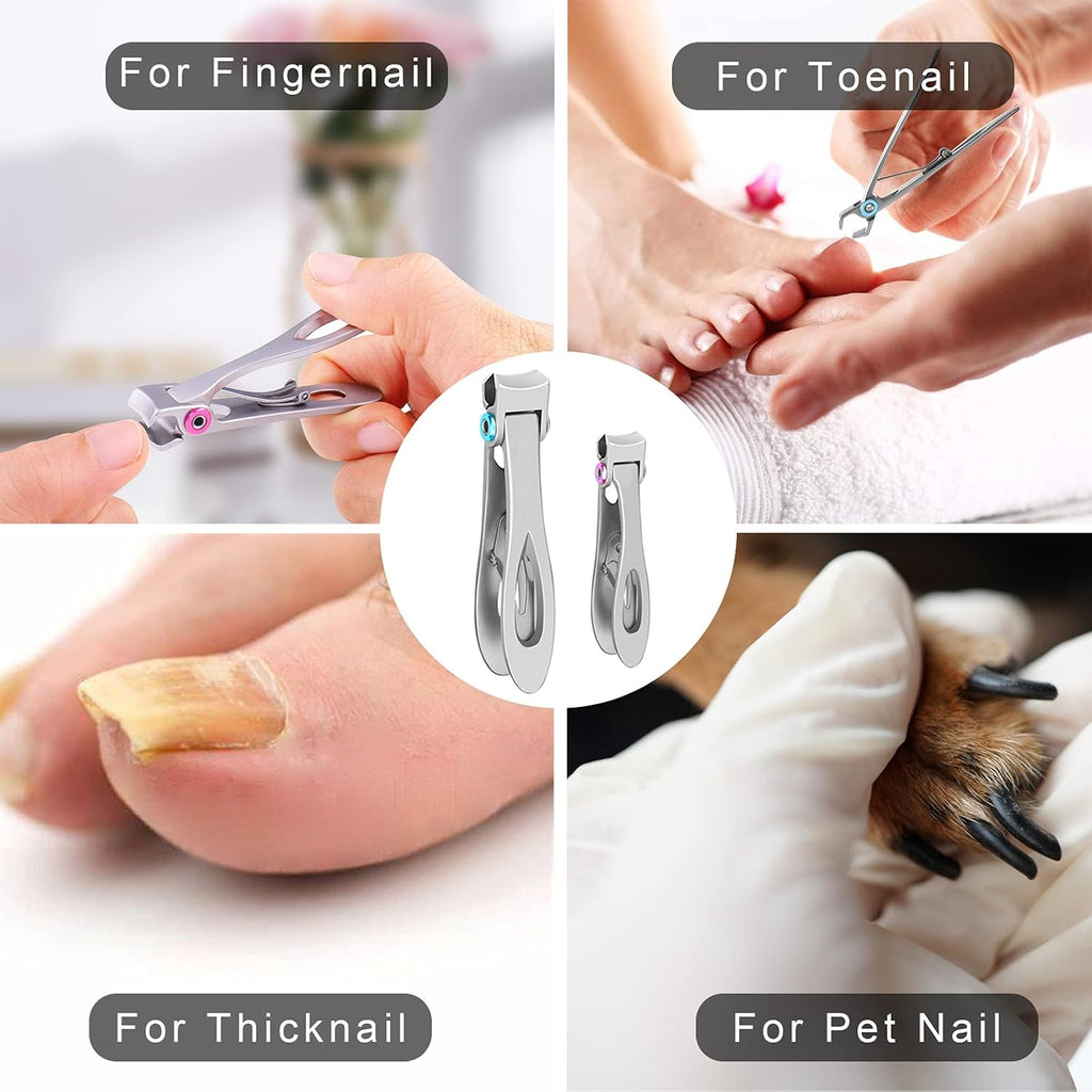 Buy now Nail Clippers Set,Fingernail Toenail Clippers for Thick Nails,Nail Clipper for Adult Men Women Seniors at indiglob india