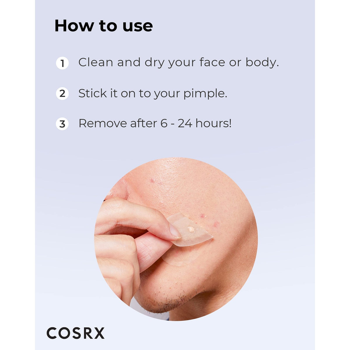 COSRX Master Patch Intensive, Oval-Shaped Patches (X-Large, 10 Counts)