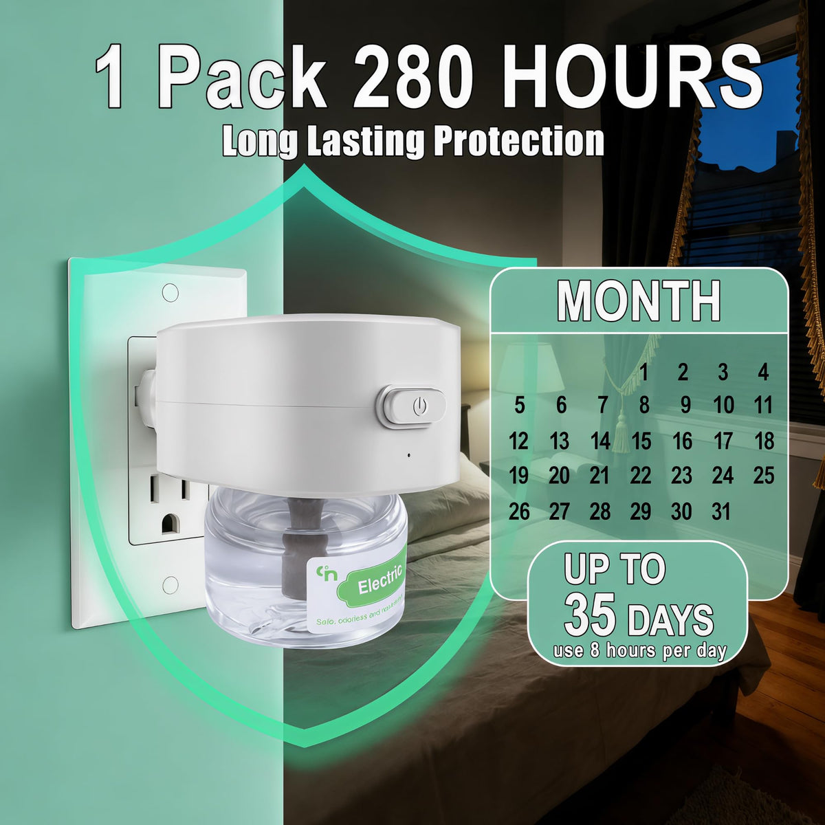 Mosquito Repeller, Electronic Mosquito Repellent Plug in Indoor