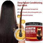 2 Pack Collagen Hair Mask & Keratin Hair Mask,Keratin Hair Treatment,Repair Treatment Deep Conditioning Hair Treatment Mask for Damaged Hair,Hydrating Conditioner with Argan Oil for Dry Hair