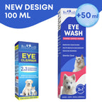 Dog Eye Drops & Eye Infection Treatment for Dogs and Cats – Soothe Infection & Allergy, Relieve Dry Eyes & Pink Eye, Pet Tear Stain Wash & Cleaner - Kitten Eye Drops for Discharge, Eye Rinse & Flush
