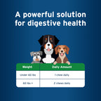 Pet Protect Digestive Health Supplement for Dogs, Chicken Flavor, 60ct