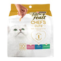 Fancy Feast Purina Natural Cat Treats Variety Pack - 5 Pack, 10 ct Pouches