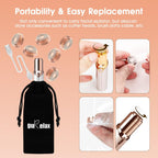 Buy now Replacement Heads for Flawless Facial Hair Remover, Replacement Blades for Finishing Touch Flawless Hair Removal Gen 2, 6 Count 18k Gold Heads with Storage Bag at indiglob india