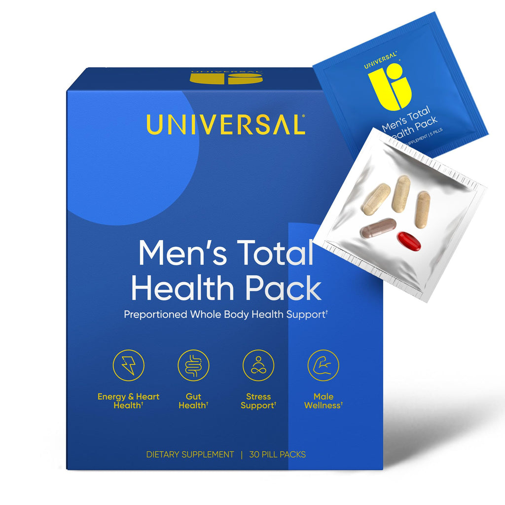 Universal U Women's Total Health Vitamin Packs — 23+ Vitamins, Minerals & Omega-3 Krill Oil with Ashwagandha, Cranberry & Chaste Tree Berry | Energy, Hormonal Balance, Mood, Skin, Gut | 30 Daily Packs