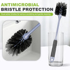 Long Handle Bottle Brush, Non-Scratching Water Bottle Brush Cleaner