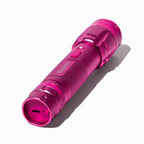 VIPERTEK VTS-T03 Aluminum Stun Gun for Self Defense Rechargeable with LED Flashlight, Pink