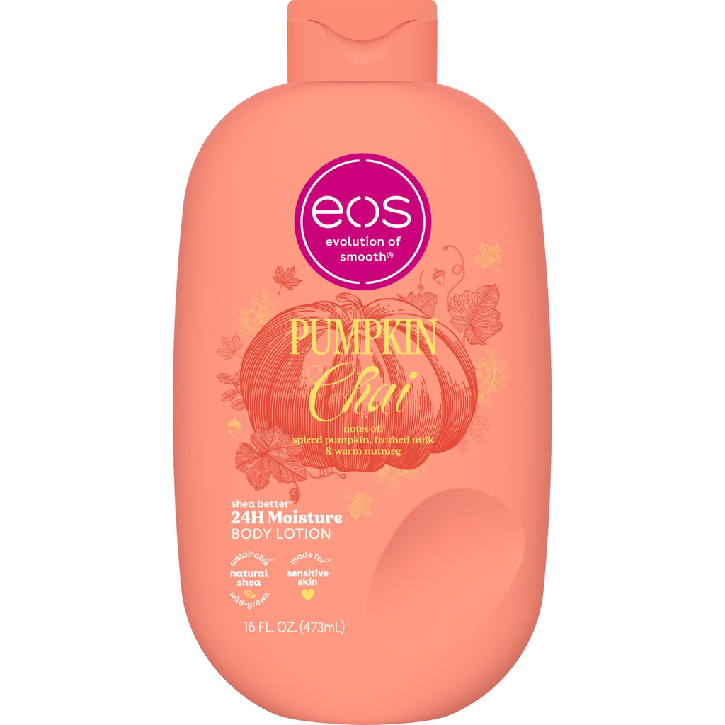 eos Shea Better Body Lotion Vanilla Cashmere, 24-Hour Moisture Skin Care, Lightweight & Non-Greasy, Natural Shea, Vegan, Vanilla Body Lotion, 16 fl oz