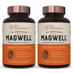 Live Conscious Magnesium Zinc & Vitamin D3 - Bioavailable Forms of Magnesium - Malate, Glycinate, Citrate - MagWell Bone & Heart Health, Immune System Support - 120 Capsules (2-Pack)