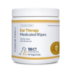 Veterinary Formula Clinical Care Ear Therapy Wipes for Dogs & Cats, 100 Ct